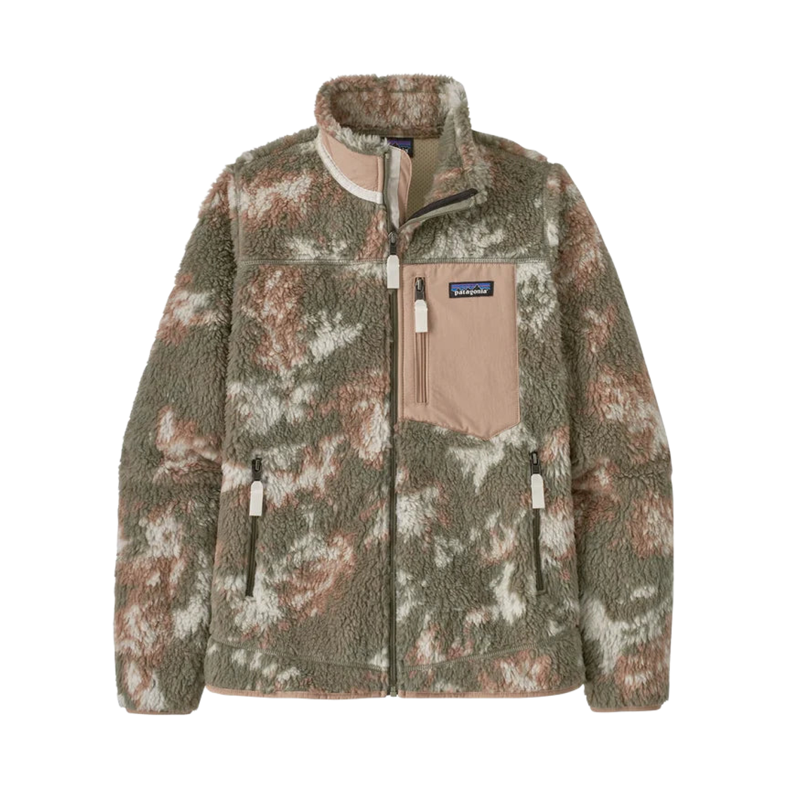 23074 (W) Patagonia Classic Retro-X Jacket Snow Pine Garden Green