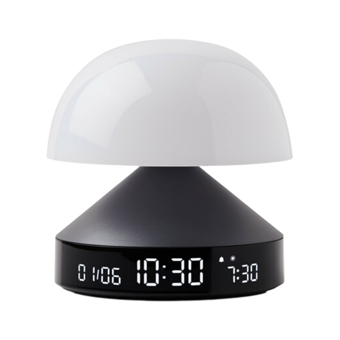 렉슨 미나 선라이즈 램프 알람 시계 스페이스 그레이(Lexon Mina Sunrise Lamp Alarm Clock Space Grey)