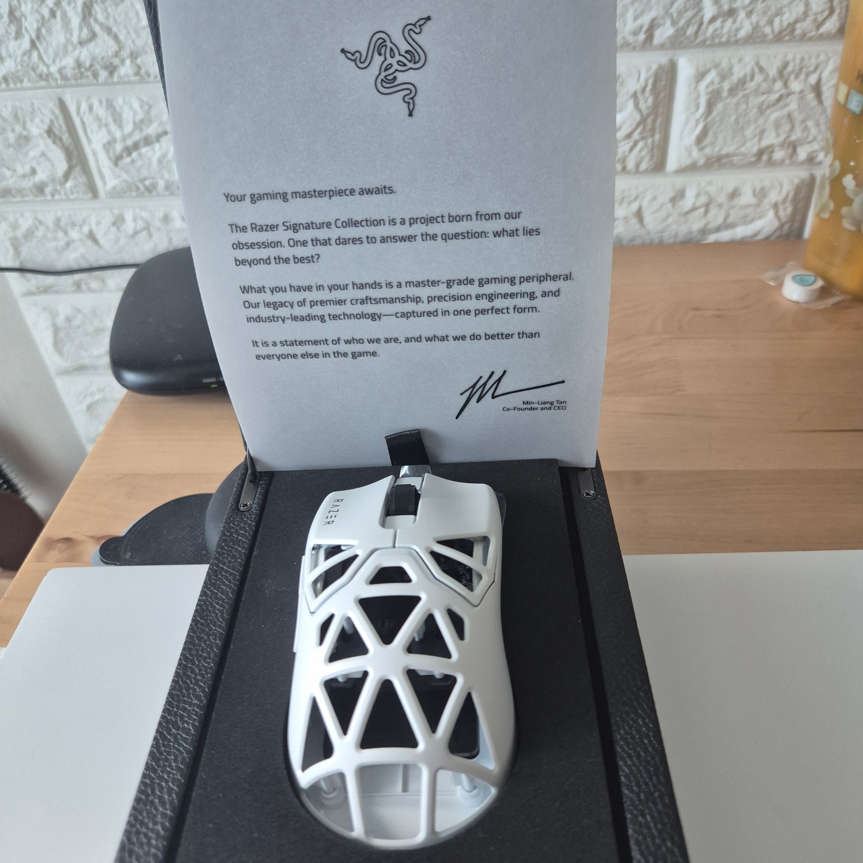 Razer Viper Mini Signature Edition White 착용 스타일