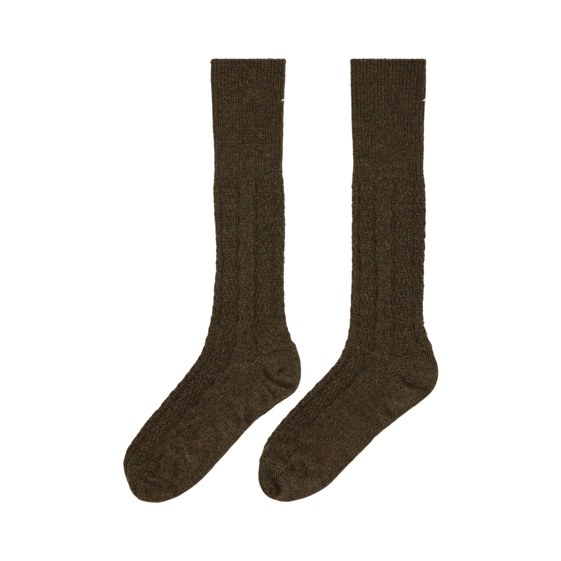 S50TL0050M13175003F Maison Margiela Wool Socks Tapenade
