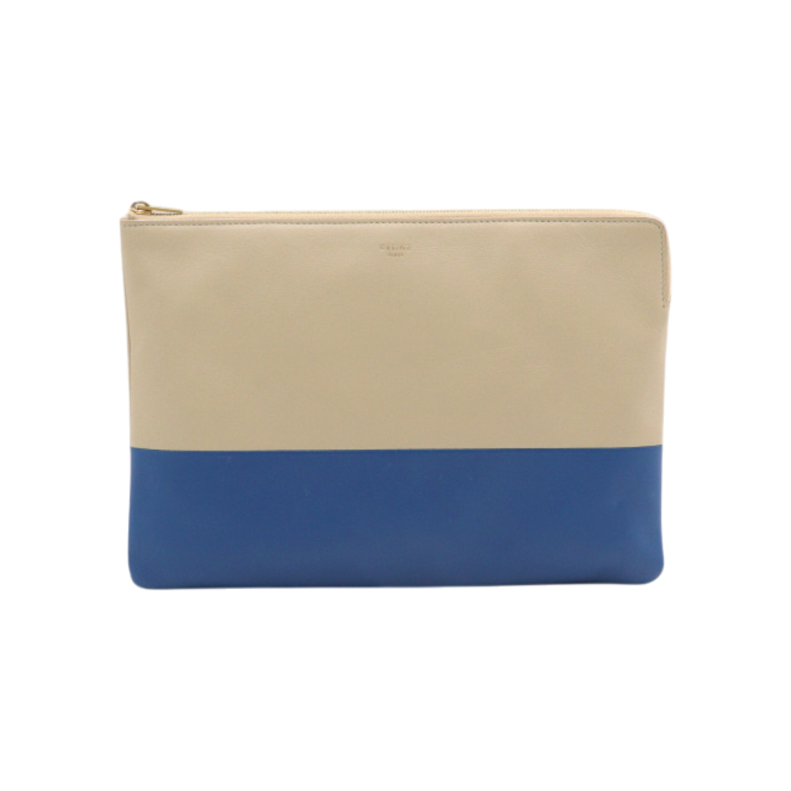 ITMCAEW39AVT Celine Two-Tone Lambskin Clutch Bag