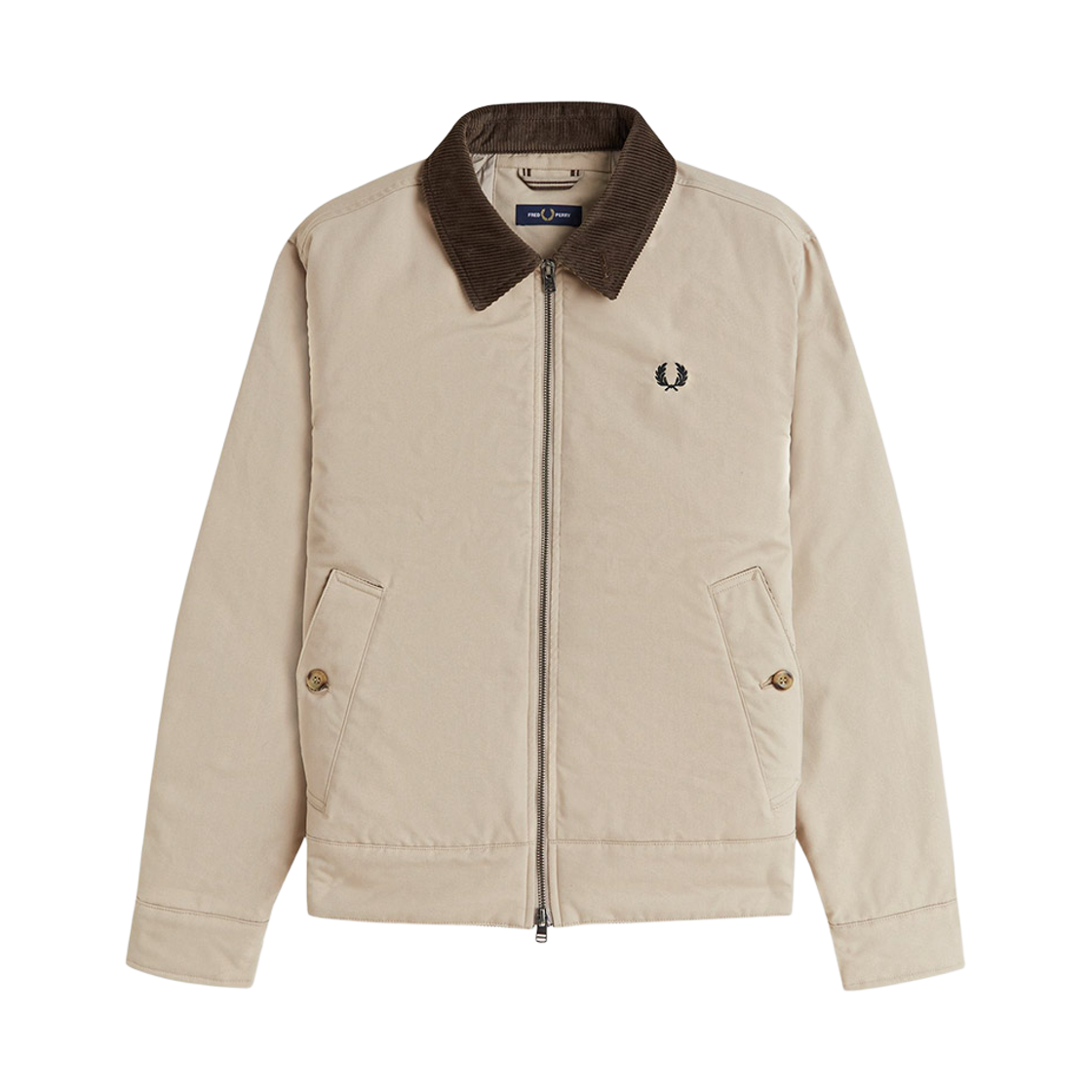 AFPM2538535-Z19 Fred Perry The Caban Jacket Warm Oat