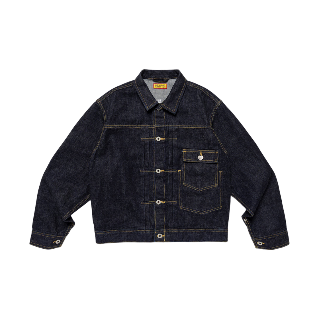 휴먼 메이드 x 언더커버 데님 자켓 인디고(Human Made x Undercover Denim Jacket Indigo) - 2