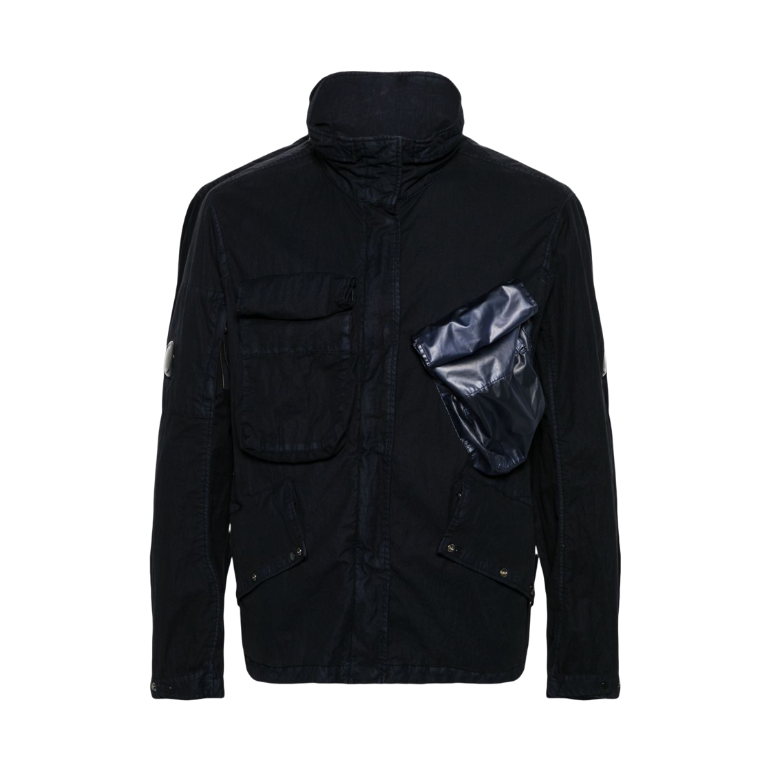 C.P. 컴퍼니 50 필리 검 믹스드 자켓 토탈 이클립스 블루 - 24SS(C.P. Company 50 Fili Gum Mixed Jacket Total Eclipse Blue - 24SS) - 1