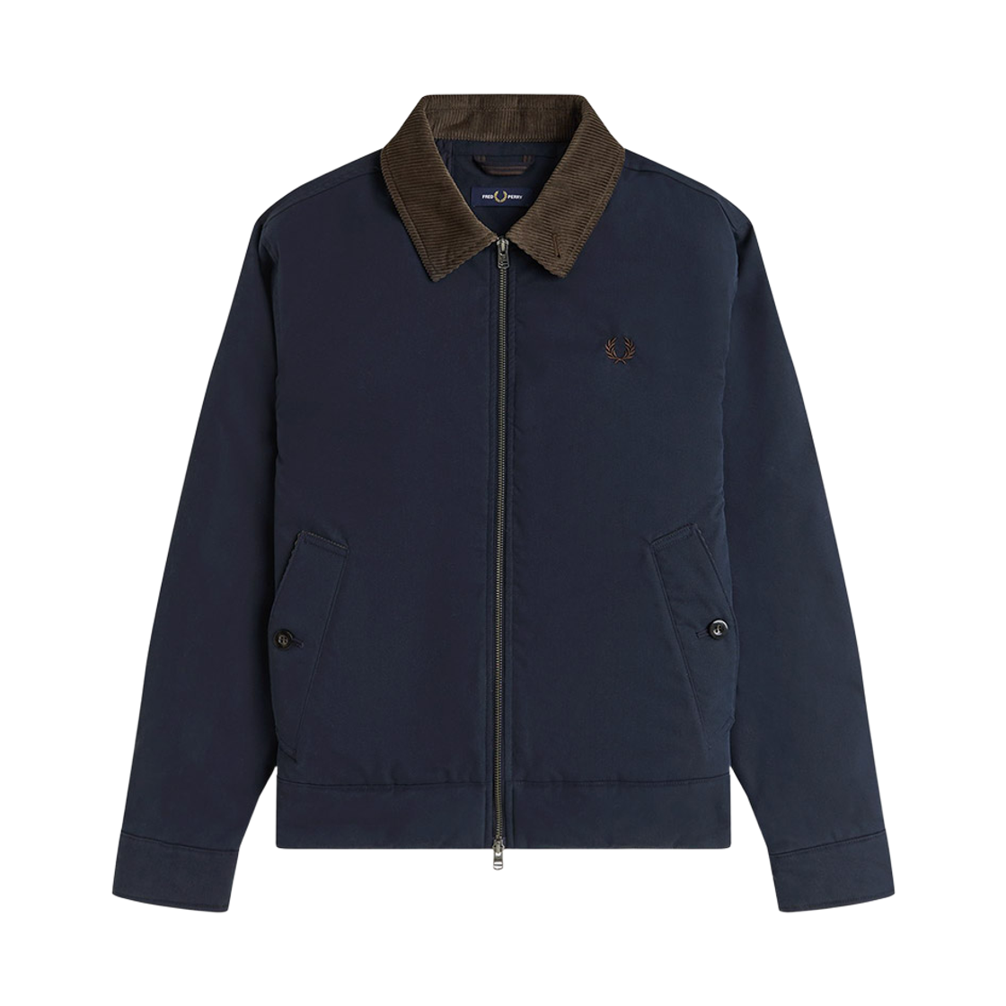 AFPM2538535-608 Fred Perry The Caban Jacket Navy Snow White