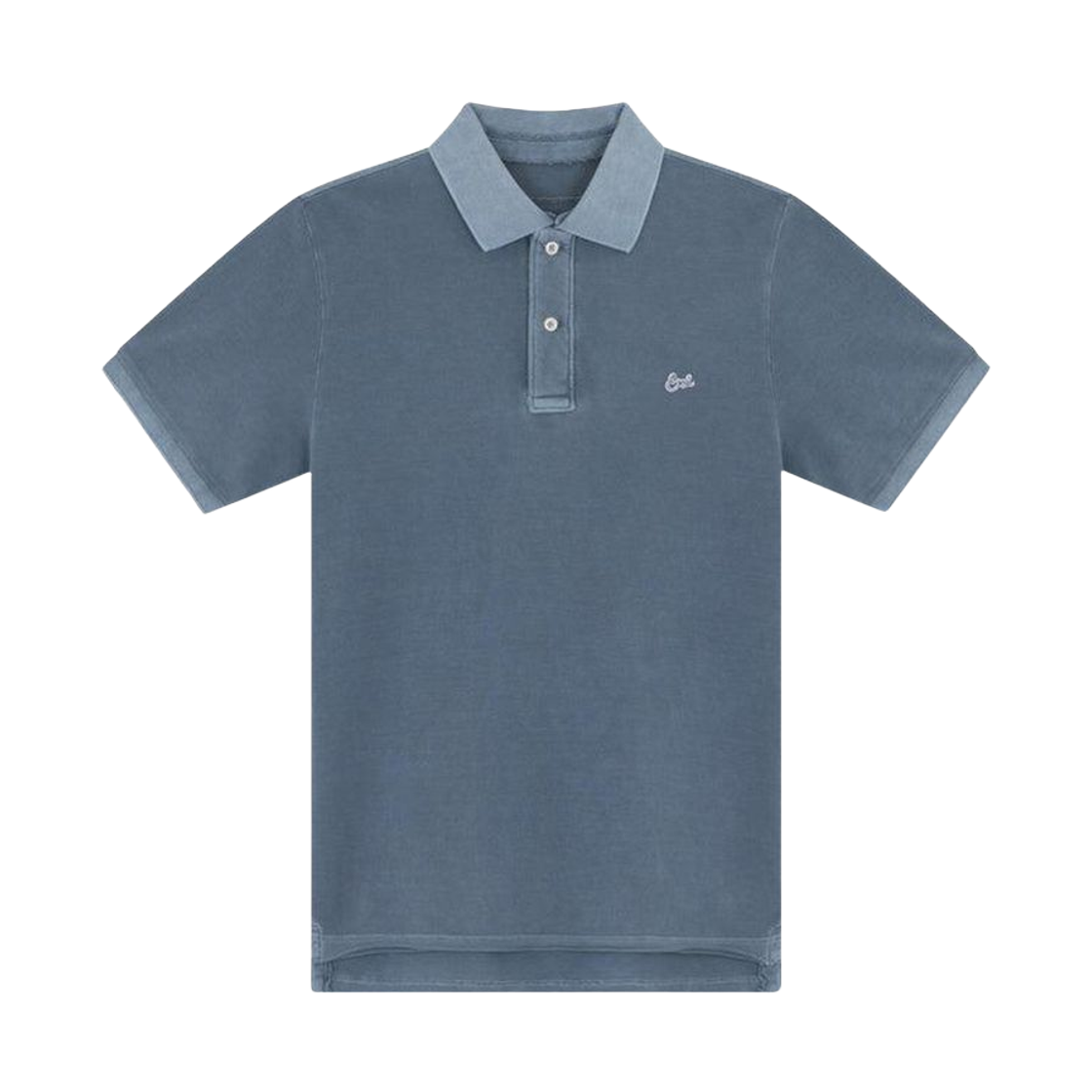 ERL10T004 ERL Script Polo T-Shirt Navy