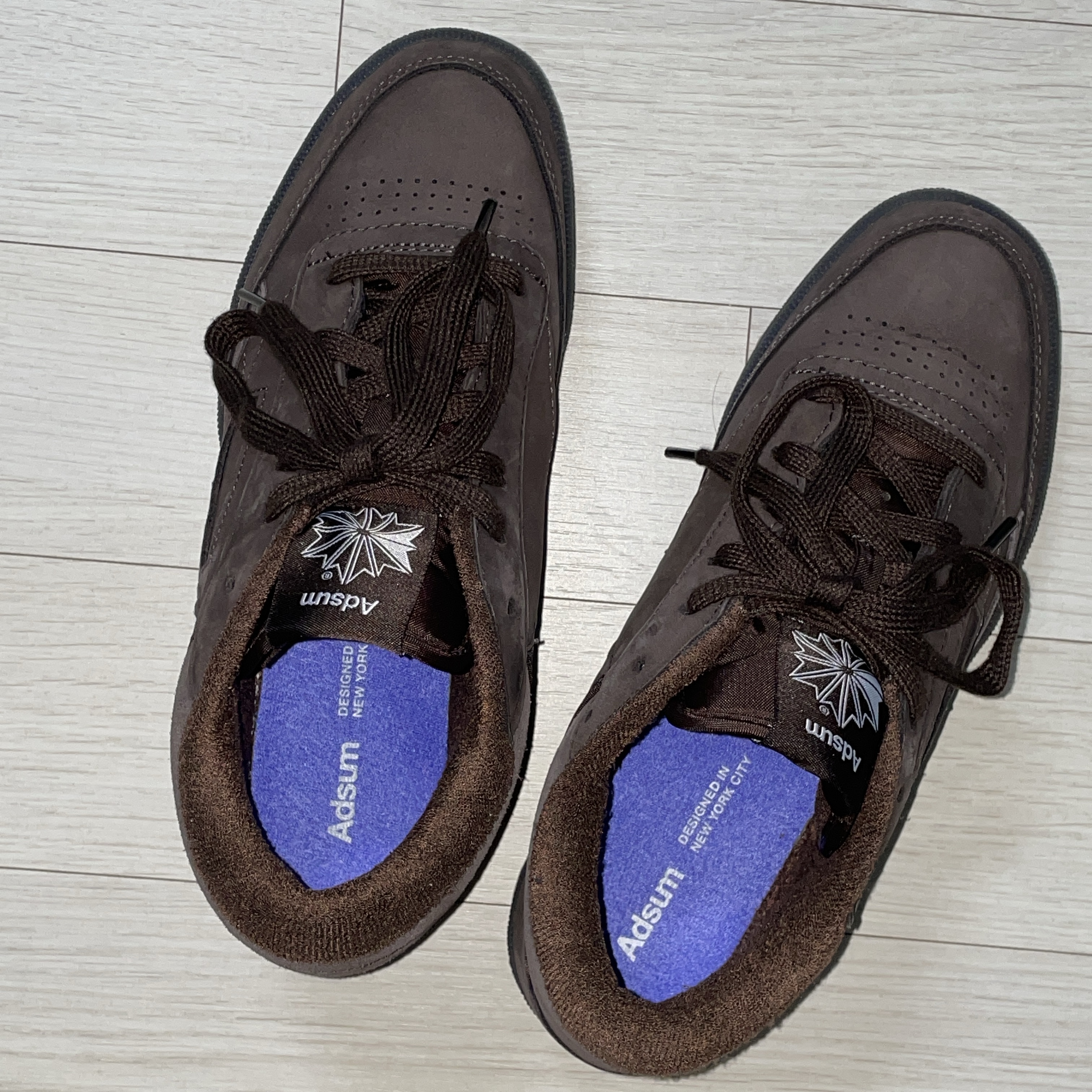 Reebok x Adsum Club C Mid II Dark Brown 착용 스타일 - 3