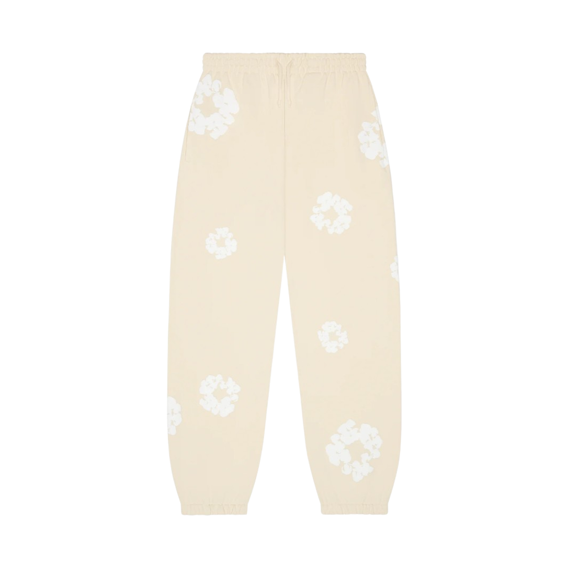 - Denim Tears Cotton Wreath Sweatpants Oatmeal