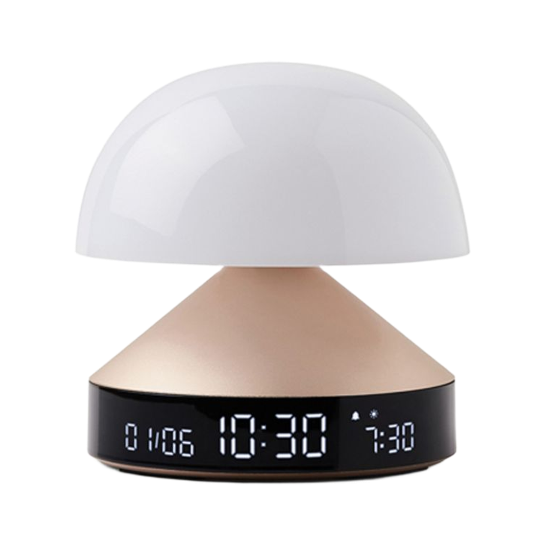 렉슨 미나 선라이즈 램프 알람 시계 소프트 골드(Lexon Mina Sunrise Lamp Alarm Clock Soft Gold)