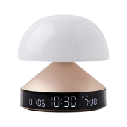 Lexon Mina Sunrise Lamp Alarm Clock Soft Gold