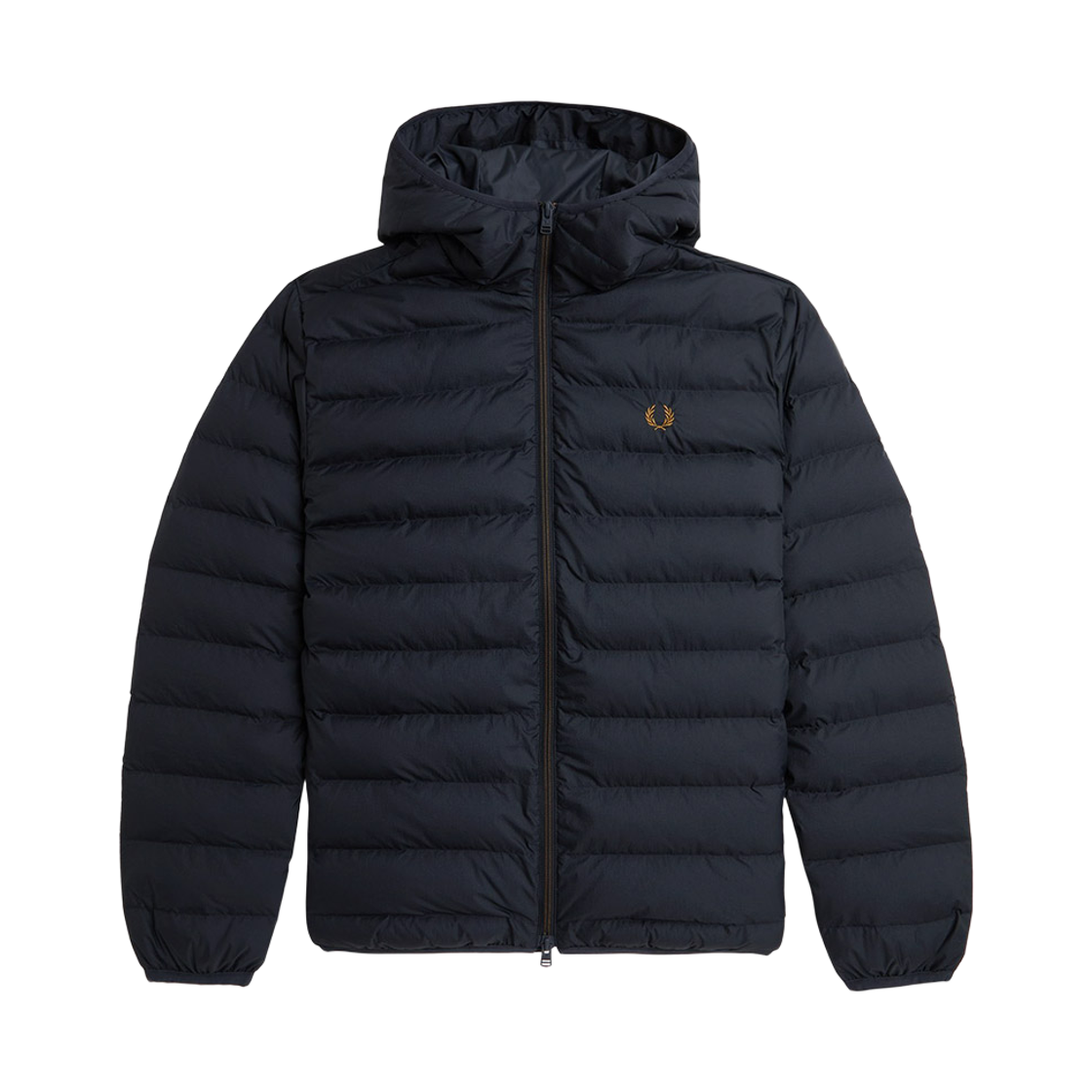 프레드 페리 후드 인슐레이트 재킷 네이비(Fred Perry Hooded Insulated Jacket Navy Snow White)