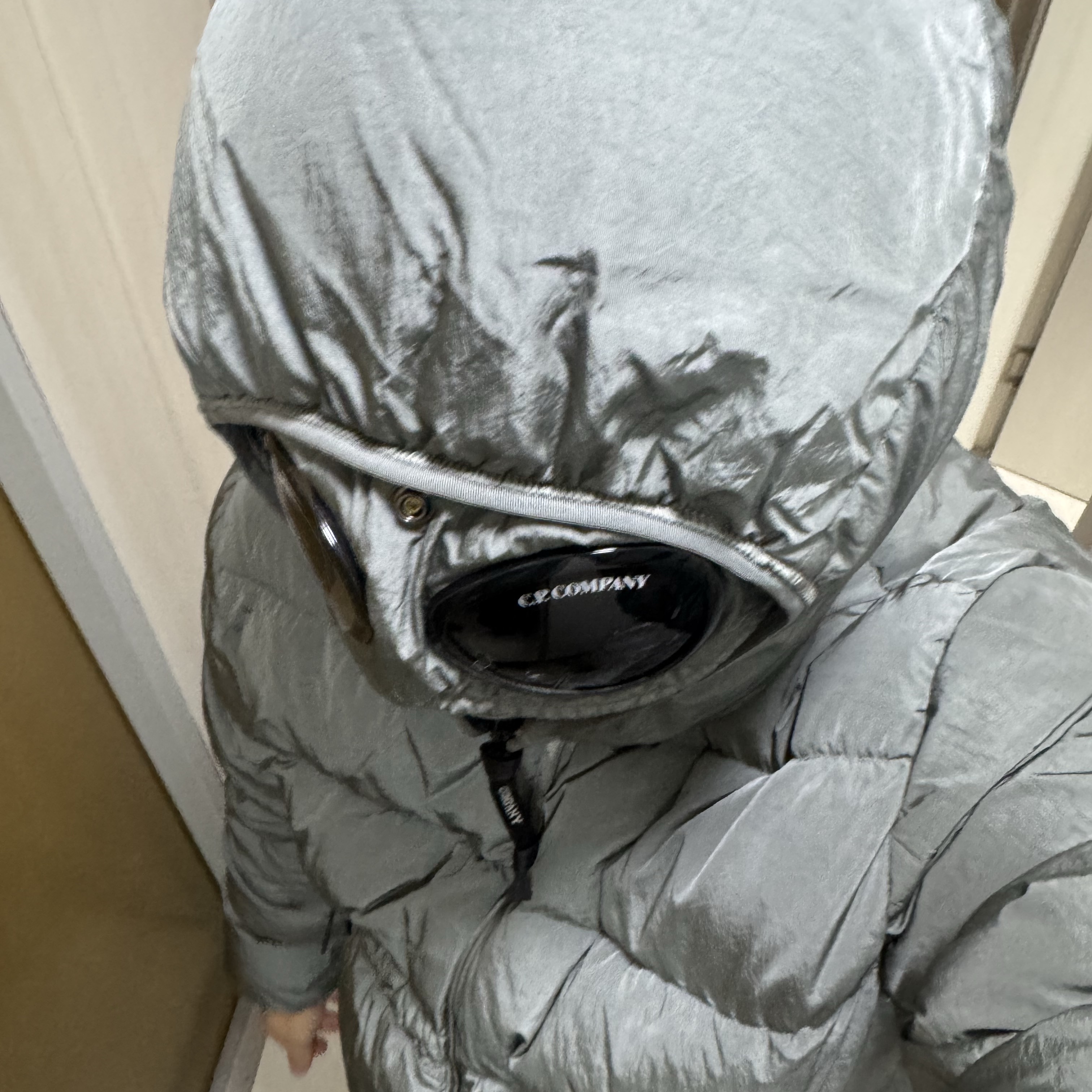 C.P. Company Padding Jumper Gray - 25FW 착용 스타일 - 2
