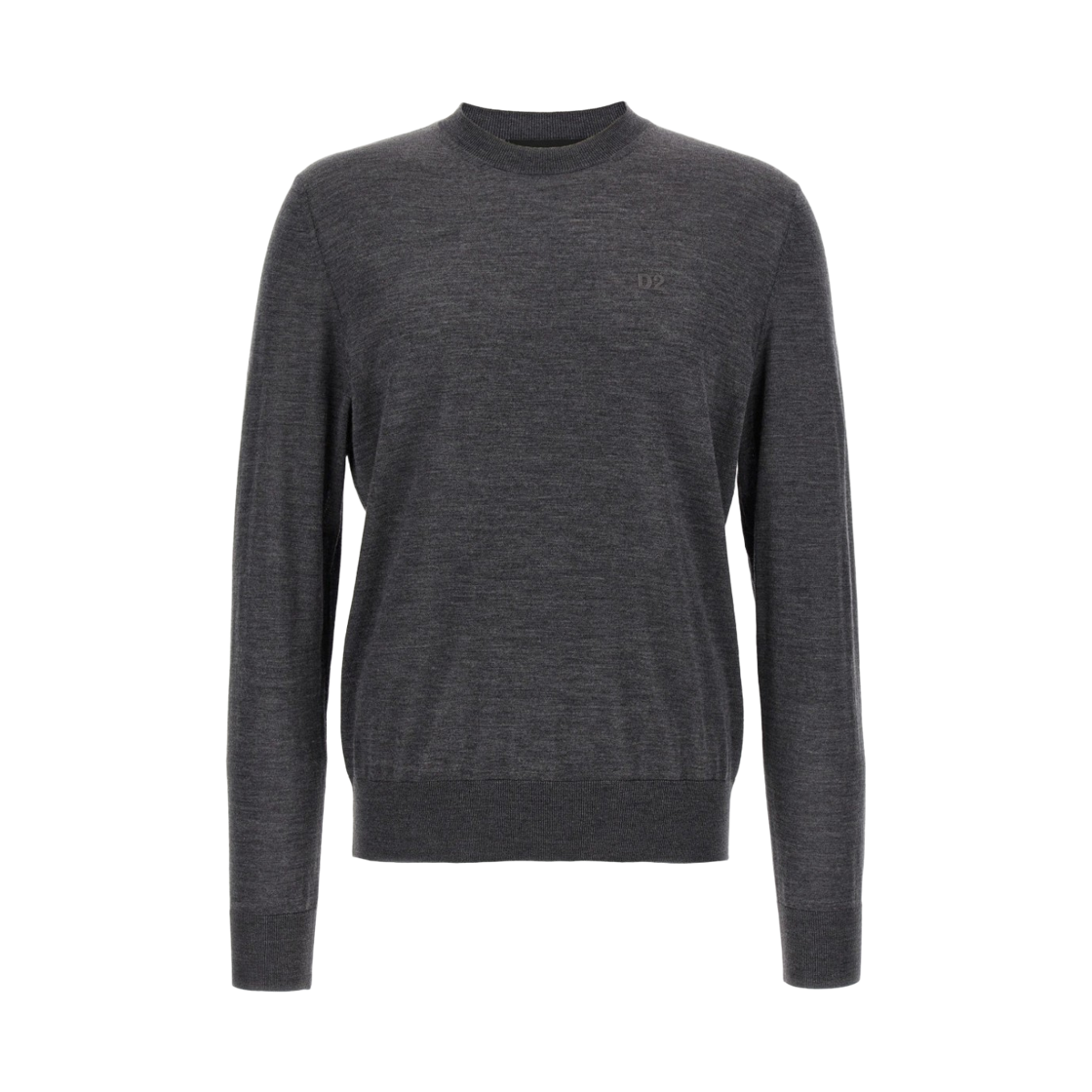 S74HA1442S18310859 Dsquared2 Wool Crewneck Pullover Knit Grey