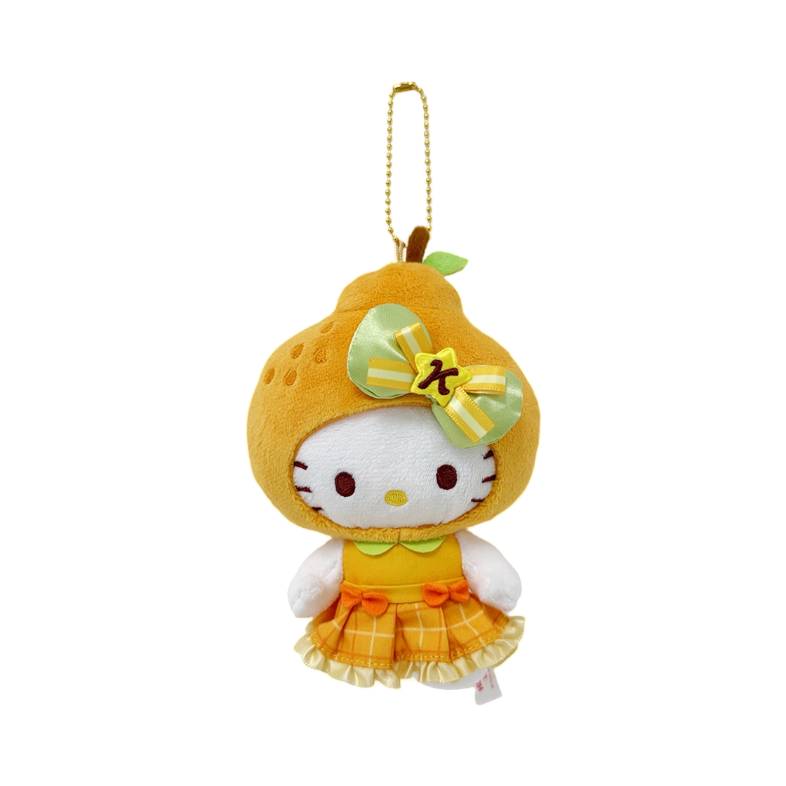 - Sanrio Hello Kitty Island Hallabong Plush Keyring
