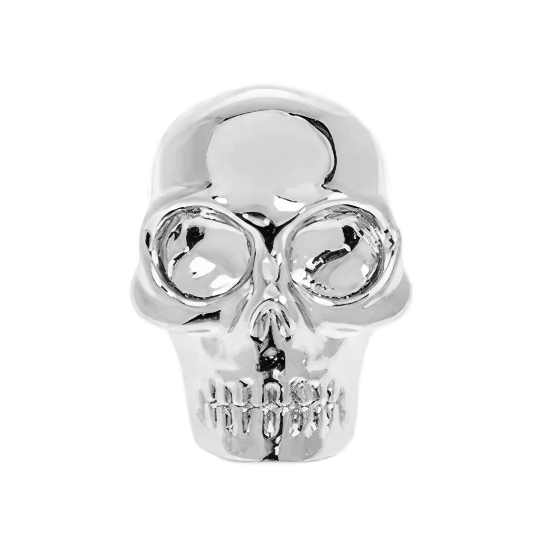809452J161N0926 Alexander McQueen Skull Stud Earring Palladium