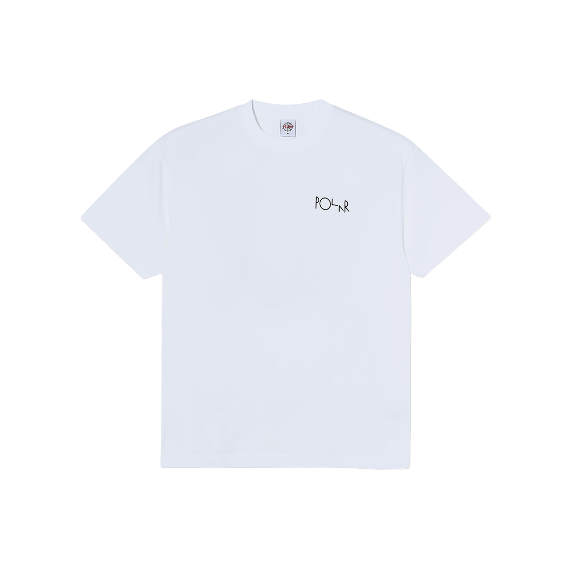 P000BKYY Polar Skate Co. Happy Sad Fill Logo Tee White