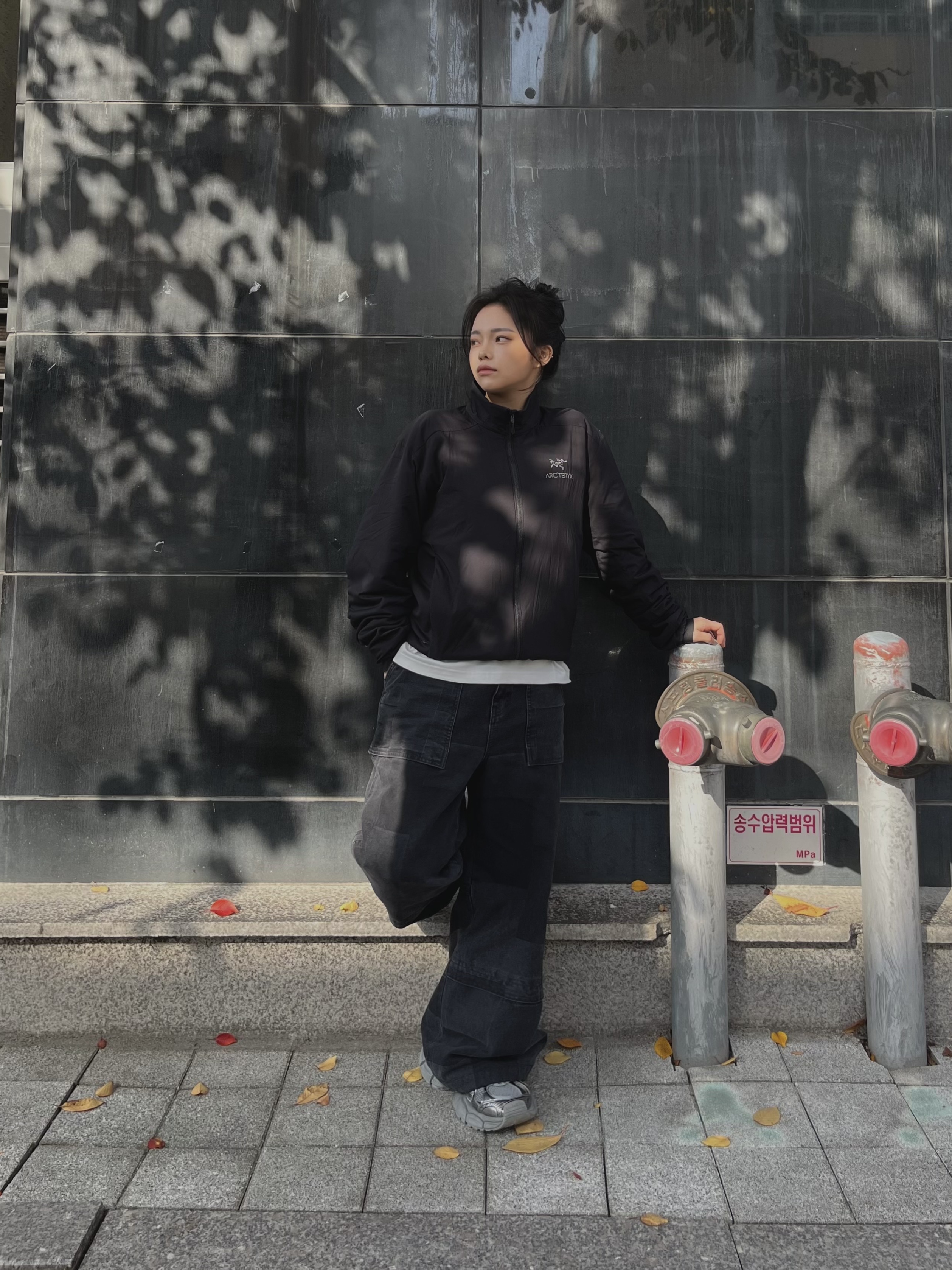 Arc'teryx Atom LT Jacket Black, Balenciaga 3XL Sneakers Grey Black 착용 스타일 - 1