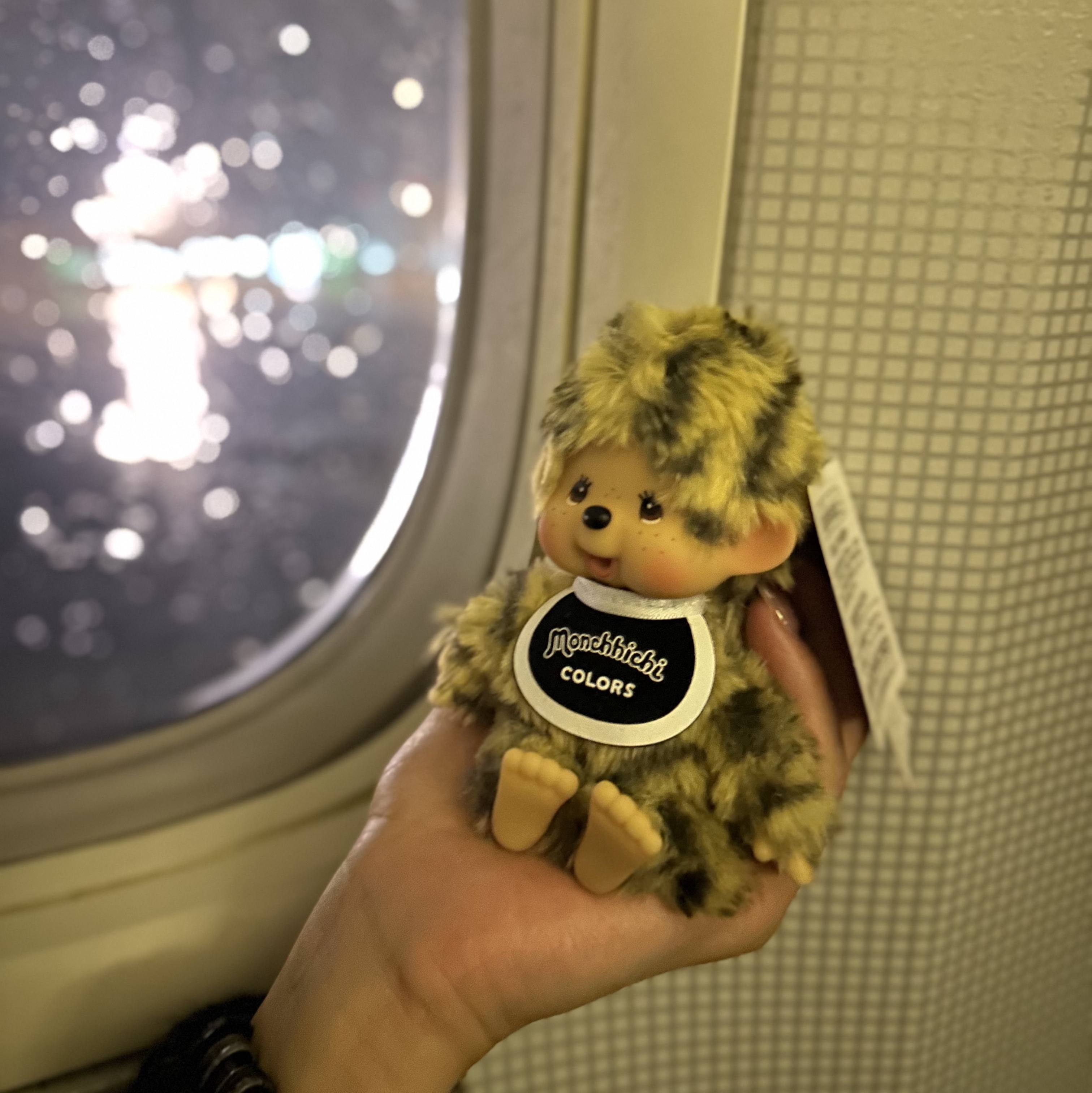 Monchhichi Colors Keychain Leopard Print, Supreme Bandana Jacquard Denim Camp Cap Black - 25SS 착용 스타일 - 2