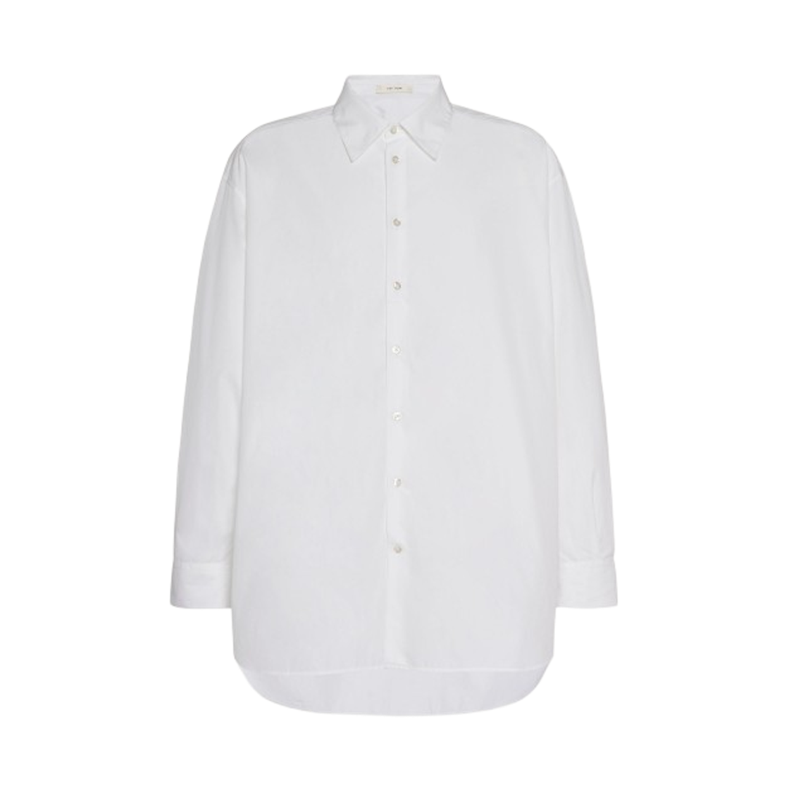 284W2439WHT The Row Lukre Cotton Shirt White