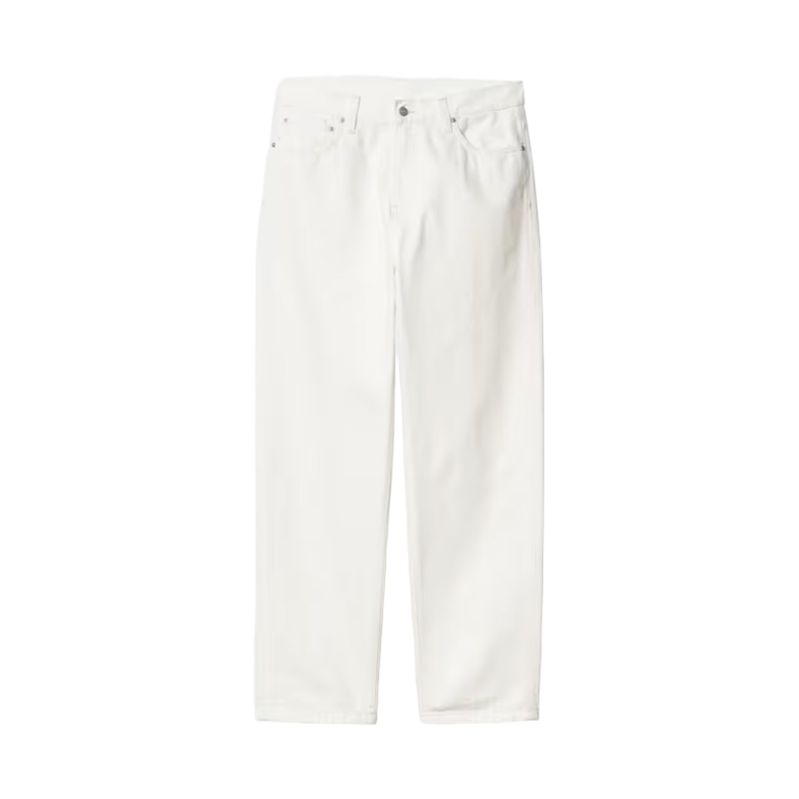 I034237-02-02 Carhartt WIP Aaron Denim Pants White Rinsed
