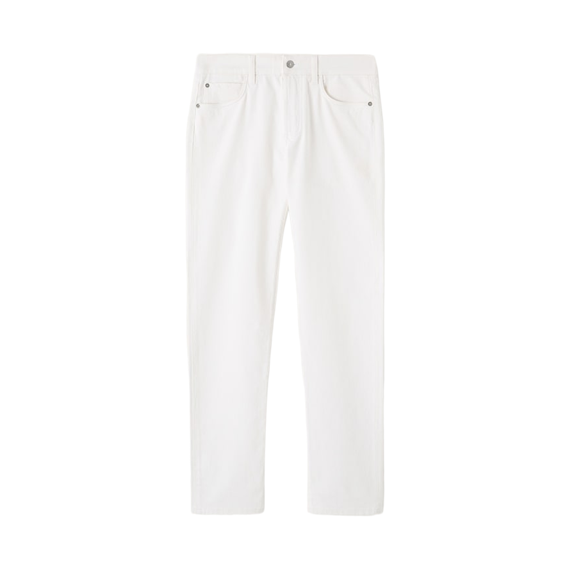 FAQ3218-1005 Loro Piana Cotton Quarona Jeans Optical White