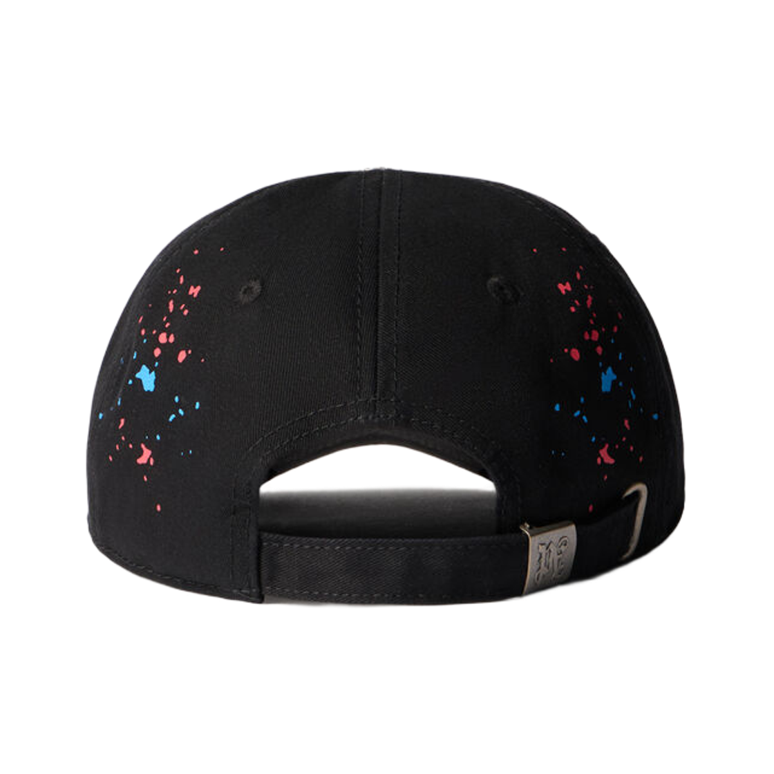 팜 엔젤스 커브드 로고 페인티드 캡 블랙 멀티컬러(Palm Angels Curved Logo Painted Cap Black Multicolor) - 2