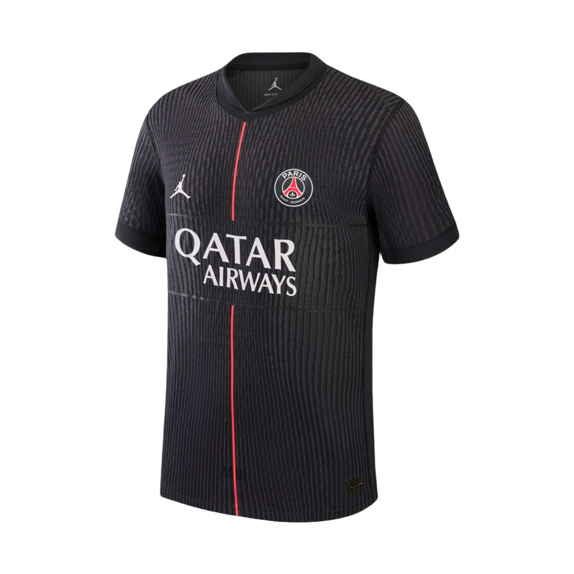 조던 x 파리 생제르맹 2025/26 매치 4th 드라이핏 ADV 어센틱 저지 오프 누아르 블랙 펄 핑크 (논 마킹 버전)(Jordan x Paris Saint-Germain 2025/26 Match 4th Dri-FIT ADV Authentic Jersey Off Noir Black Pearl Pink (Non Marking Ver.)) - 1
