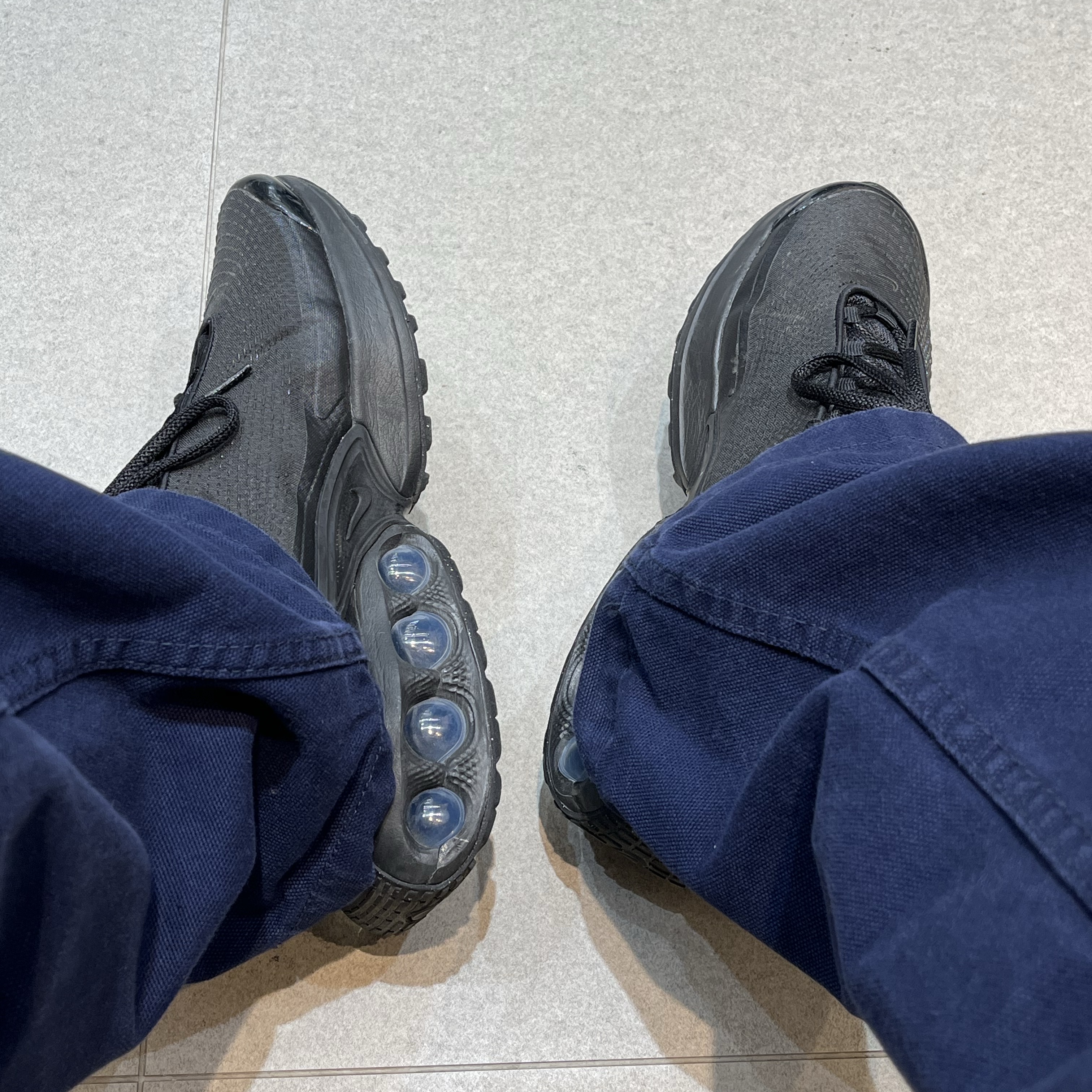 Nike Air Max Dn Black Grey 착용 스타일