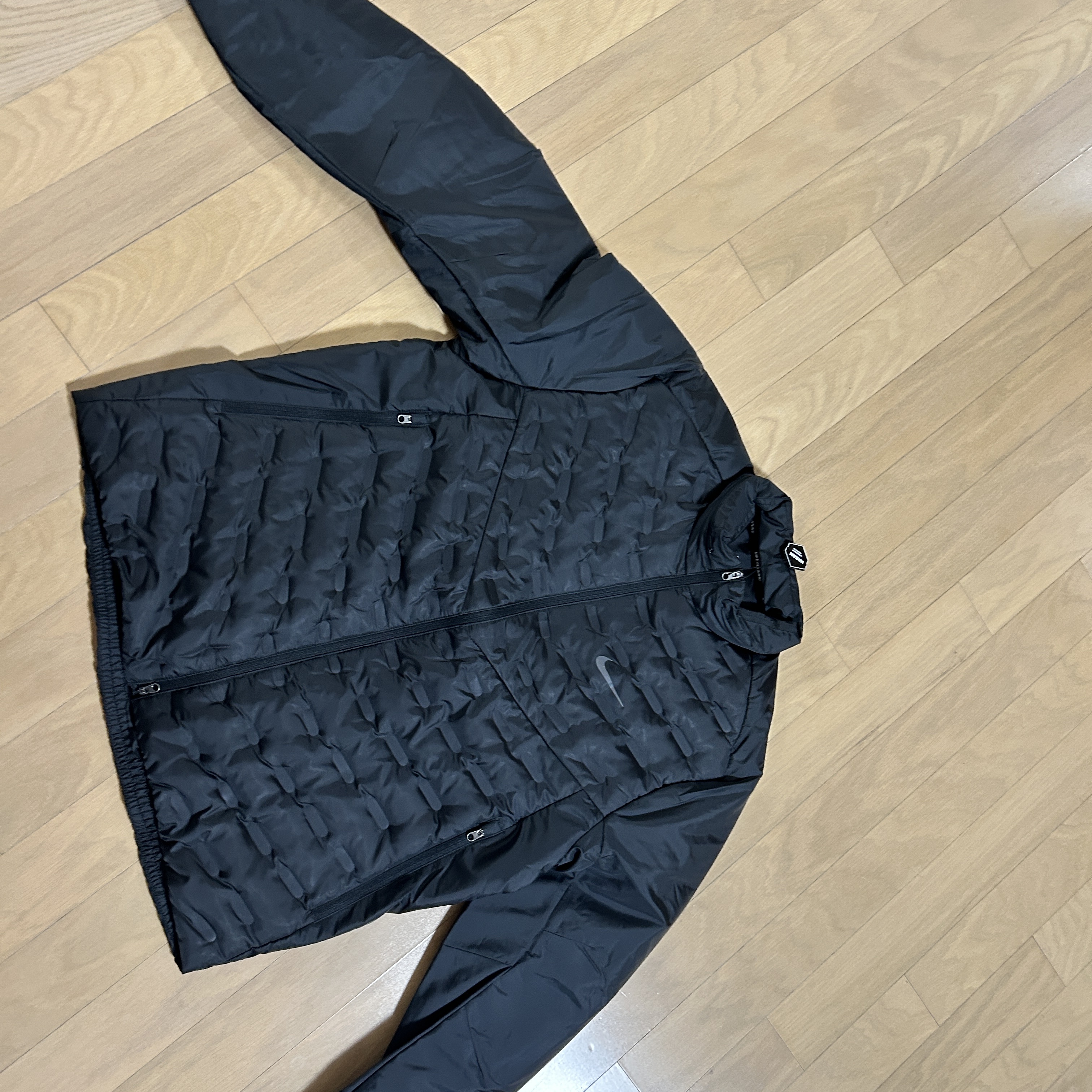 Nike Therma-Fit ADV Aeroloft Repel Down Running Jacket Black - Asia 착용 스타일