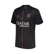 Jordan x Paris Saint-Germain 2025/26 Stadium 4th Dri-FIT Replica Jersey Off Noir Black Pearl Pink (Non Marking Ver.)