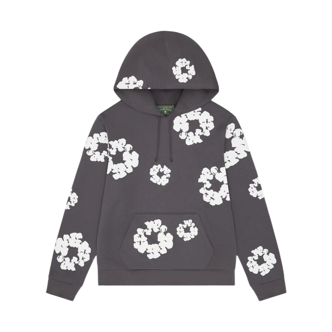 데님 티어스 코튼 리쓰 후드 차콜(Denim Tears Cotton Wreath Hoodie Charcoal)