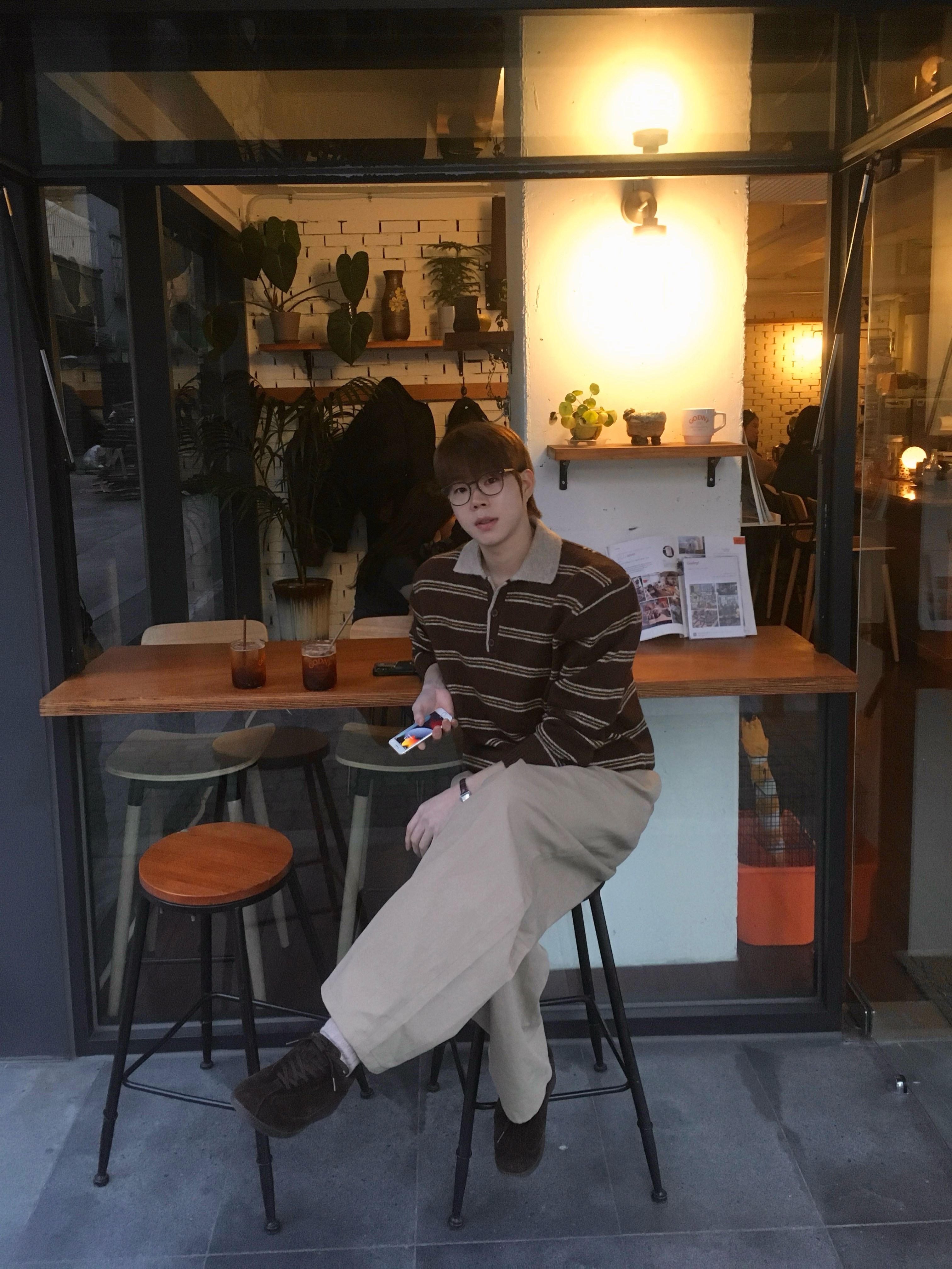 Pemont Dress Dark brown 착용 스타일 - 2