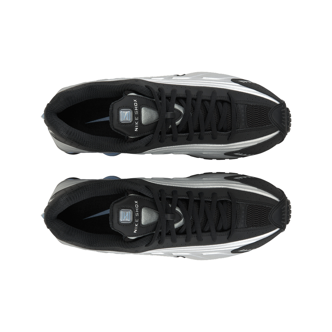 나이키 샥스 R4 메탈릭 실버 블랙(Nike Shox R4 Metallic Silver Black) - 5