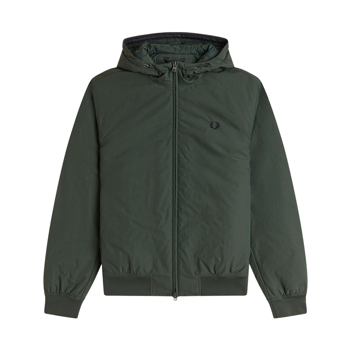 AFPM253J304-X89 Fred Perry Hooded Brentham Jacket Court Green