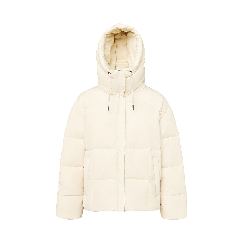 PYWJU5F013IV Pyrenex Harmonie Hooded Down Jacket - Ivory