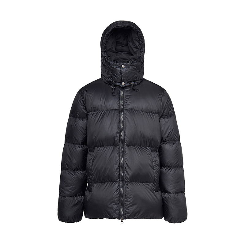 피레넥스 시프트 립스탑 후디드 다운 자켓 - 블랙(Pyrenex Shift Ripstop Hooded Down Jacket - Black)