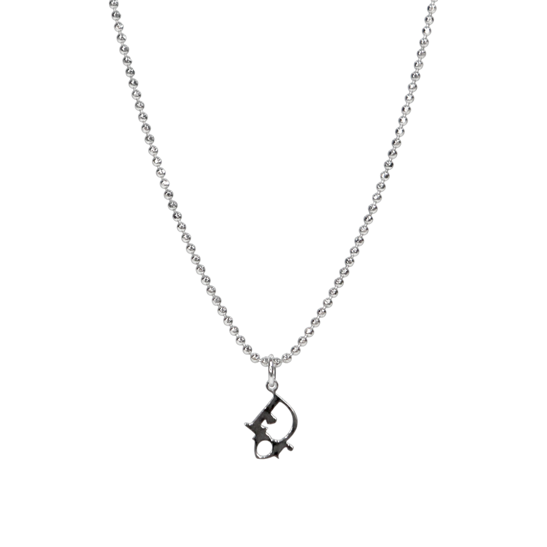 ITGCOO73B6CJ Dior Oblique Silver Necklace A-B42172