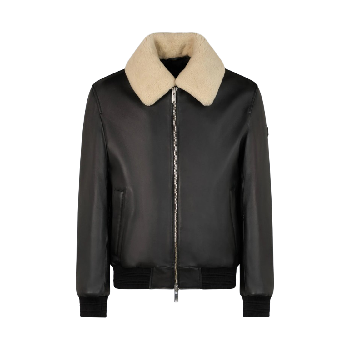 M34ML313292 Moose Knuckles Toba Bomber Jacket Black