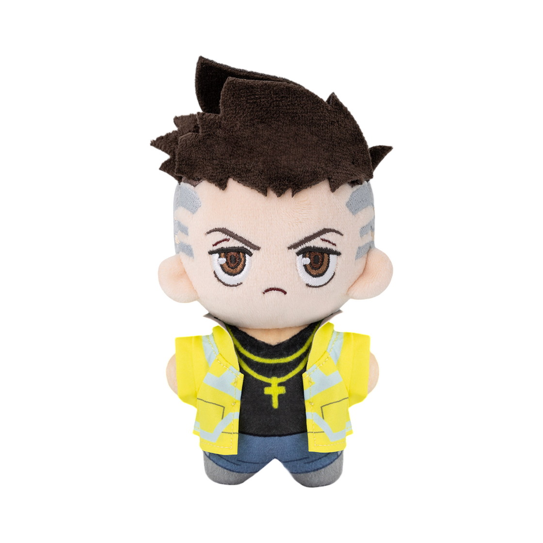 팝마트 사이버펑크: 엣지러너 플러시 돌 펜던트 다비드(Pop Mart Cyberpunk: Edgerunners Plush Doll Pendant David)