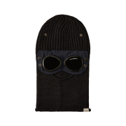 C.P. Company Extrafine Merino Wool Goggle Balaclava Total Eclipse Blue - 25FW