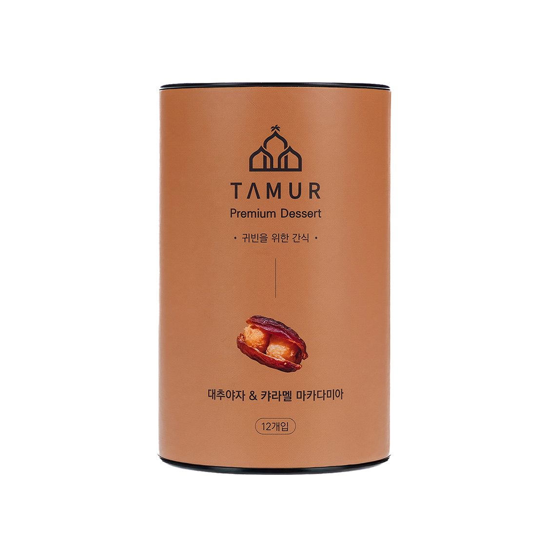 타무르 카라멜 마카다미아 데이츠 12개입(TAMUR Caramel Macadamia Dates 12p)
