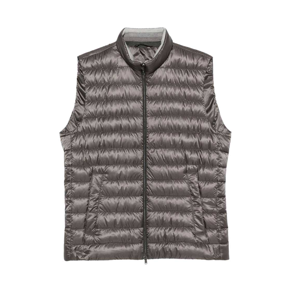 PI00103UR-12020Z-9478 Herno Resort Vest in Nylon Ultralight Grey