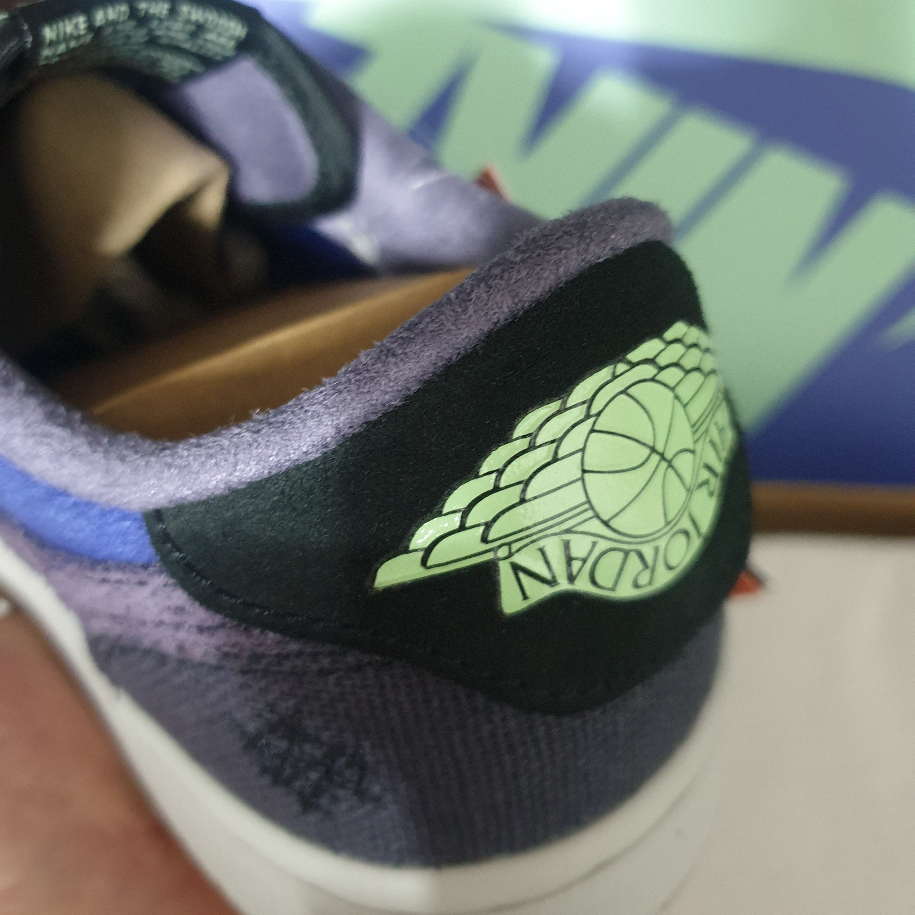 Jordan 1 x Zion Williamson Retro Low OG Regency Purple and Dark Raisin 착용 스타일