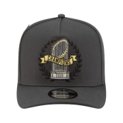 New Era MLB 25 World Series Champion LA Dodgers Parade A-Frame 9Fifty Snapback Steel Clouds