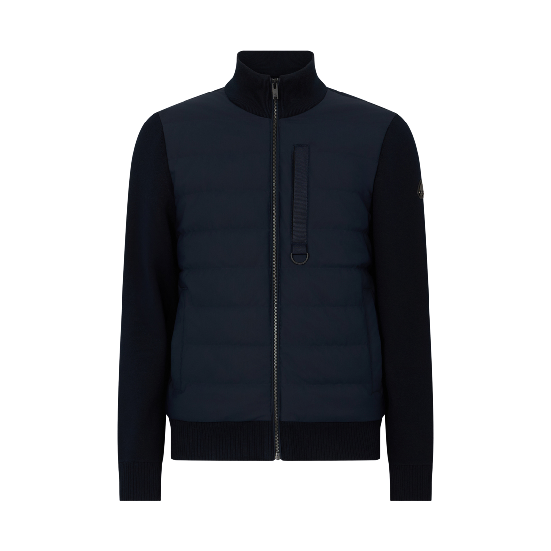 M35MK6821449 Moose Knuckles Kamet Hybrid Jacket Navy