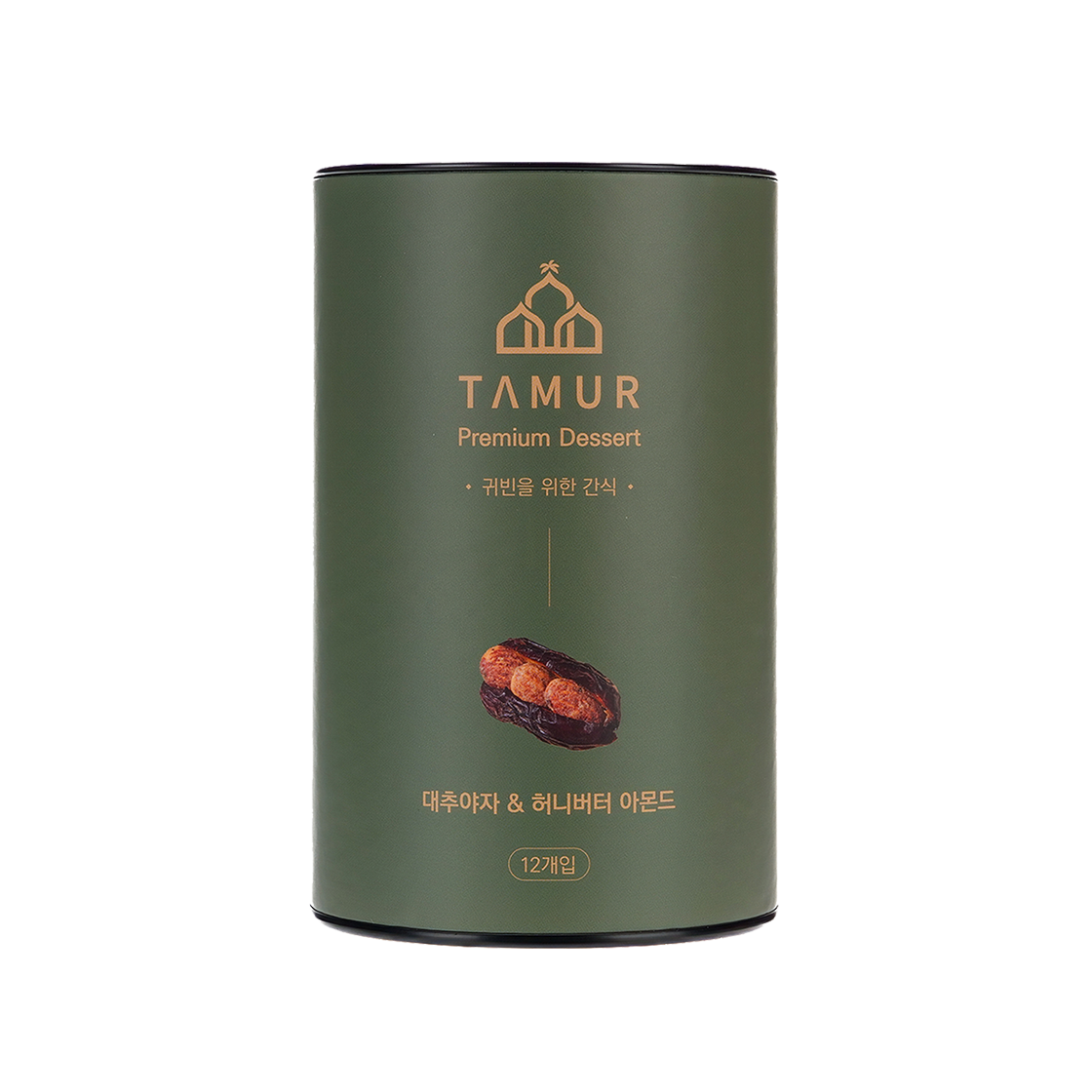 12ALMOND TAMUR Honey Butter Almonds Dates 12p