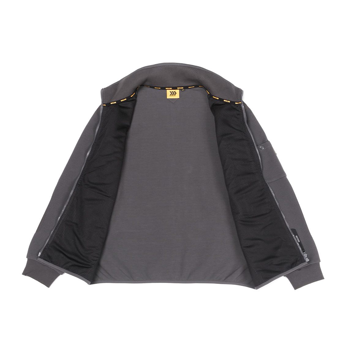 윌비 랩 유틸리티 스탠딩 카라 집업 자켓 그레이(WILLBE LAB Utility Standing Collar Zip-Up Jacket GRAY) - 4