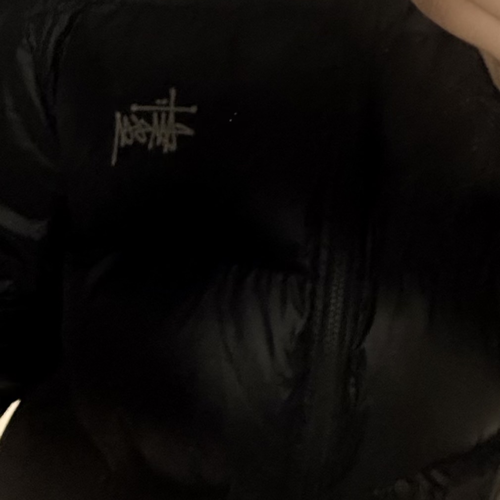 Stussy Micro Ripstop Down Jacket Jet Black 착용 스타일