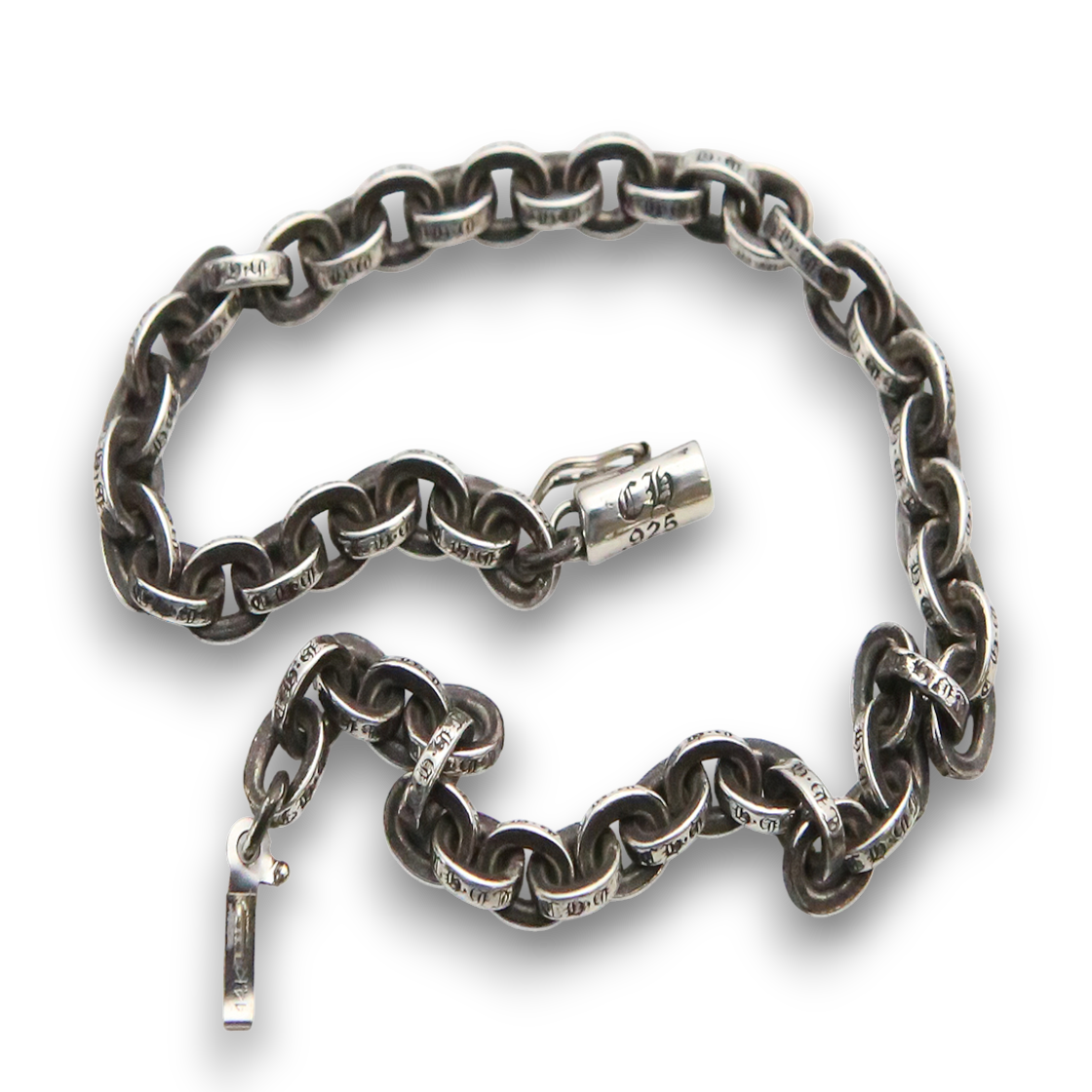 110 382 3321 Hansroom Chrome Hearts Paperchain Bracelet 7 inch