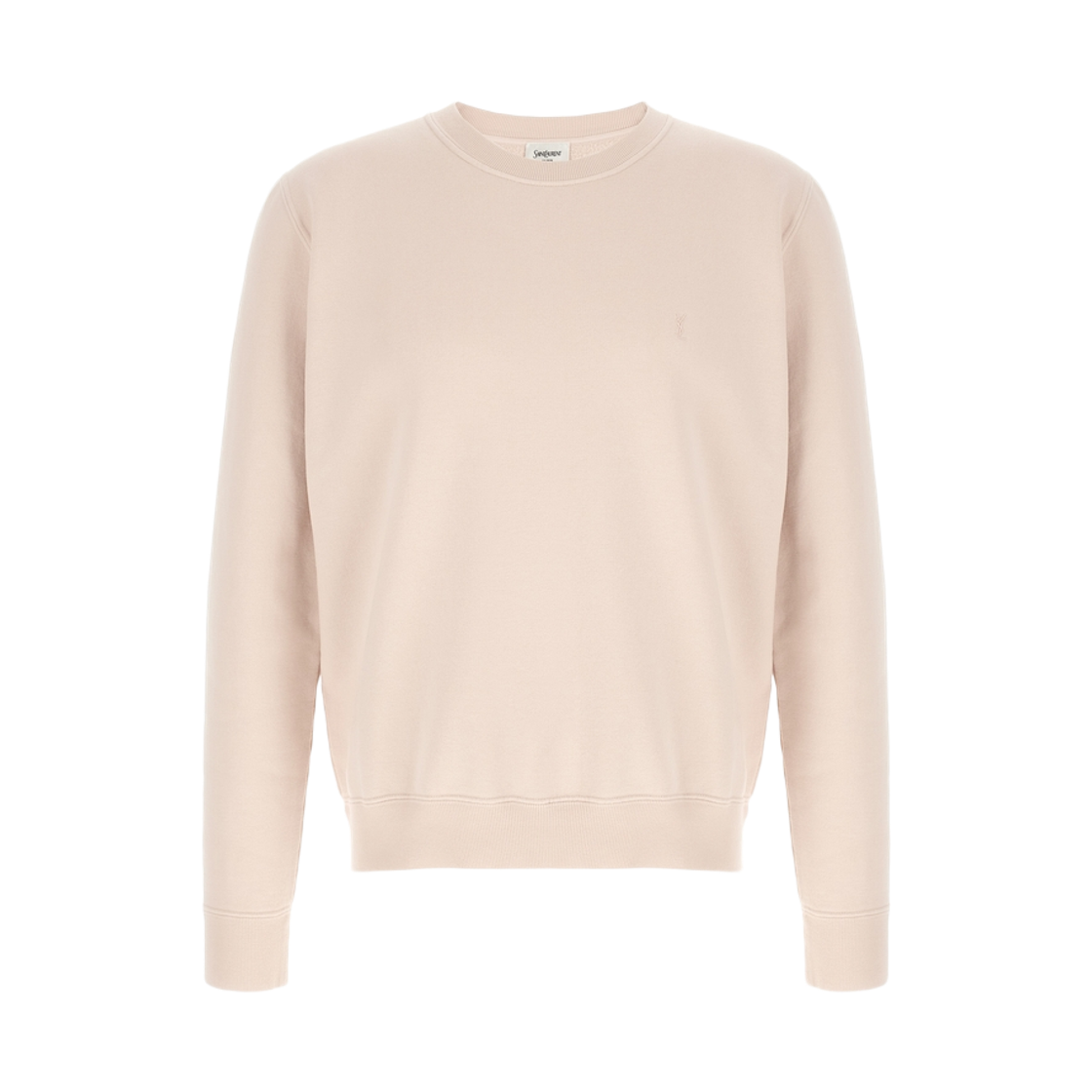818629-Y36SV-1207 Saint Laurent Cassandre Cashmere Sweater Pink